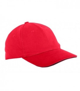 Kepurė su snapeliu raudona,CE,LAHTI