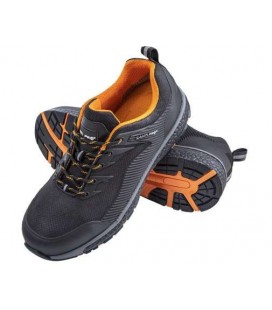 Darbo batai iš Rip-Stop medž. juodai-oranžini,S1P SRC ,CE,LAHTI